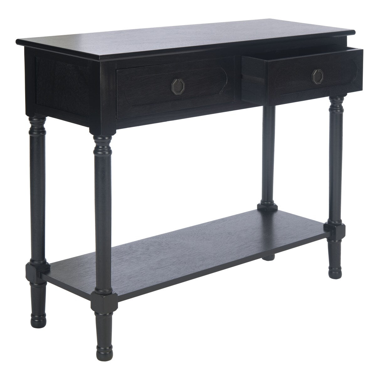 SAFAVIEH Zita 2-Drawer Console Table - 35.5" W x 13" L x 29.5" H - 36Wx13Dx30H