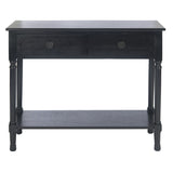 SAFAVIEH Zita 2-Drawer Console Table - 35.5" W x 13" L x 29.5" H - 36Wx13Dx30H