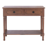 SAFAVIEH Zita 2-Drawer Console Table - 35.5" W x 13" L x 29.5" H - 36Wx13Dx30H