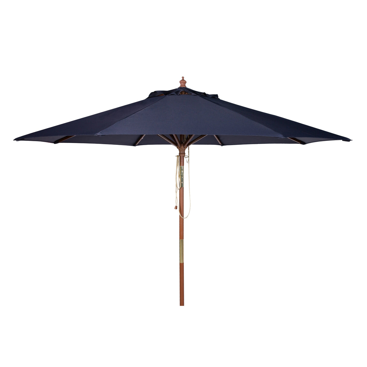 SAFAVIEH Zlatana 9 Ft Wooden Outdoor Umbrella