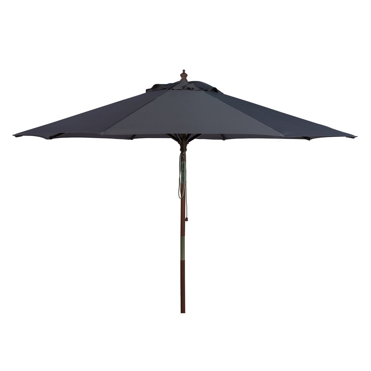 SAFAVIEH Zlatana 9 Ft Wooden Outdoor Umbrella