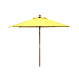 SAFAVIEH Zlatana 9 Ft Wooden Outdoor Umbrella