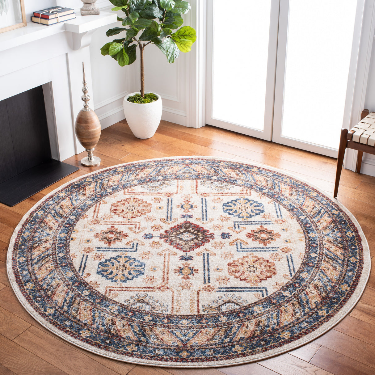 SAFAVIEH, Bijar Louisette Traditional Distressed Oriental Rug