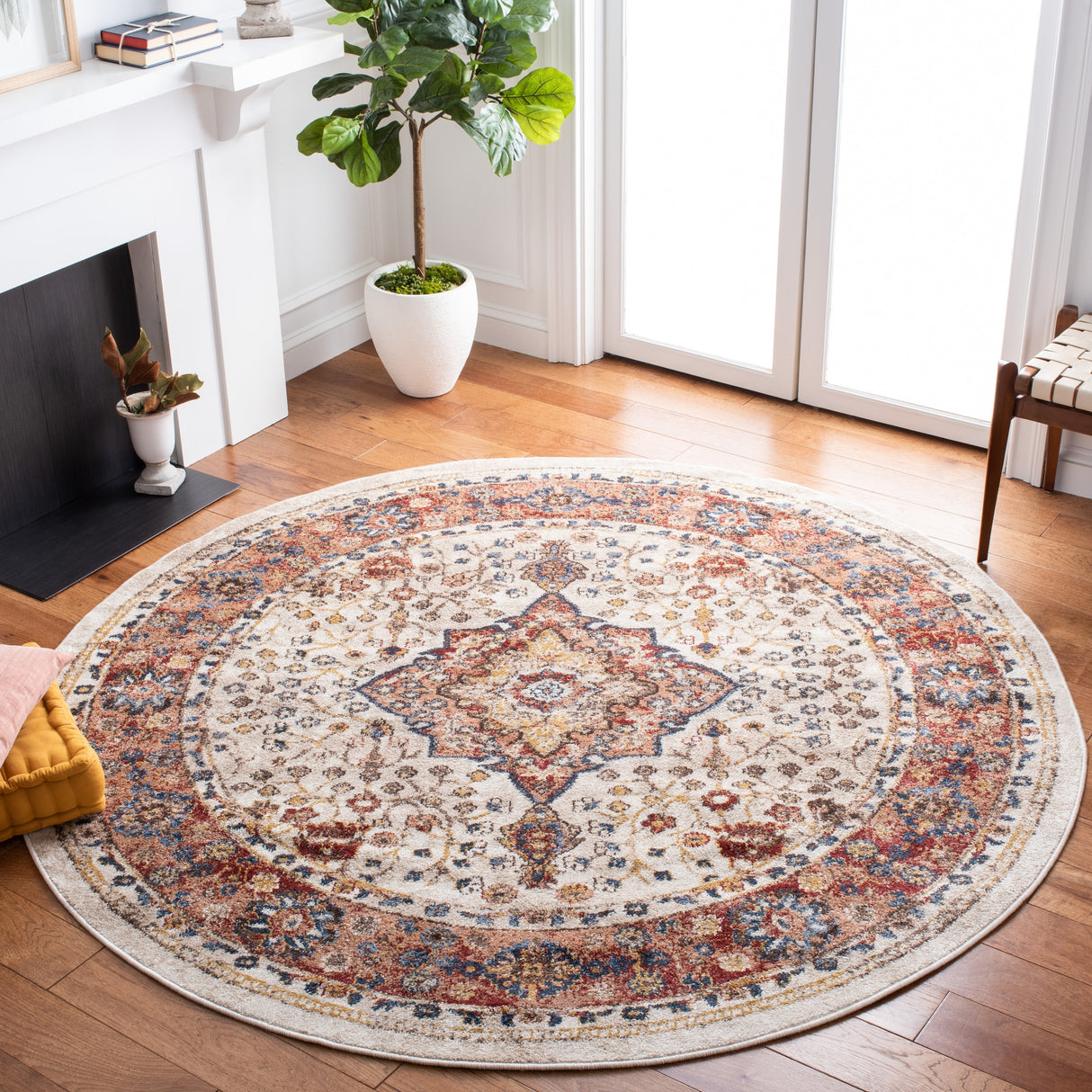 SAFAVIEH, Bijar Victorita Traditional Oriental Medallion Rug