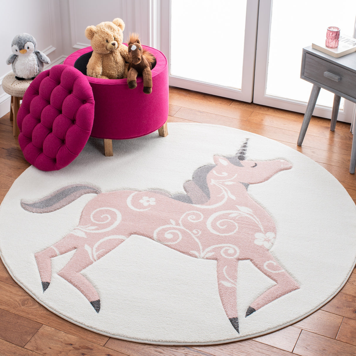 SAFAVIEH, Carousel Kids Mareke Unicorn Rug