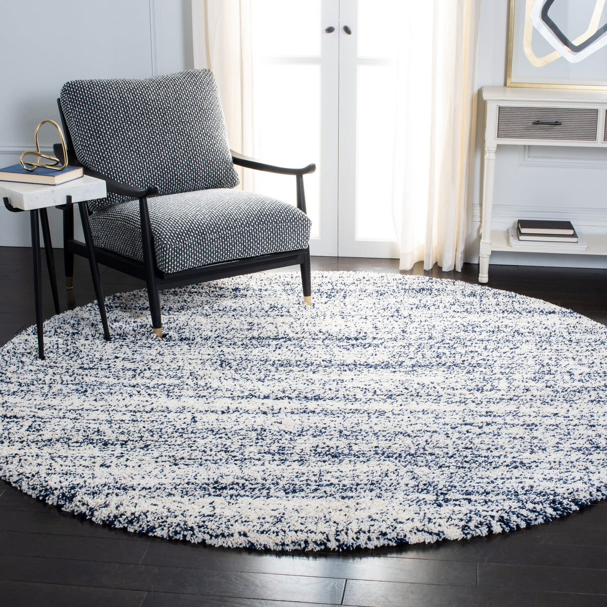 SAFAVIEH, Hudson Shag Janel Modern 2-inch Thick Rug