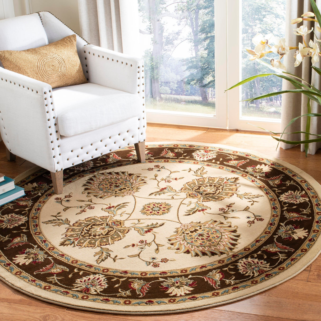 SAFAVIEH, Lyndhurst Olivera Traditional Oriental Rug