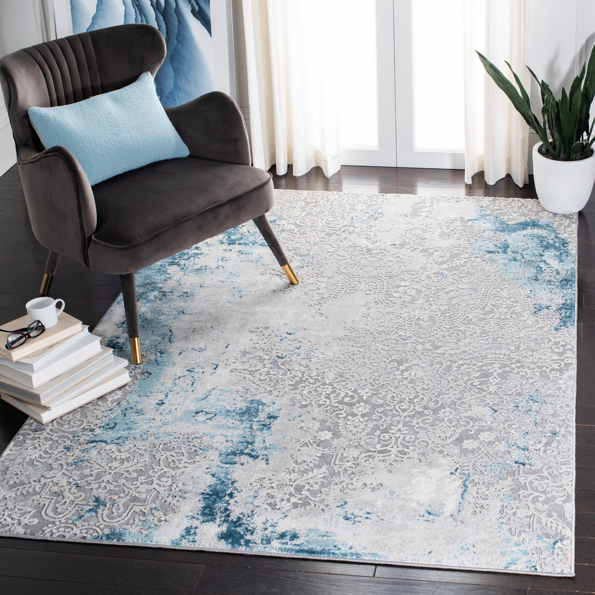 SAFAVIEH, Meadow Angeliina Modern Abstract Rug