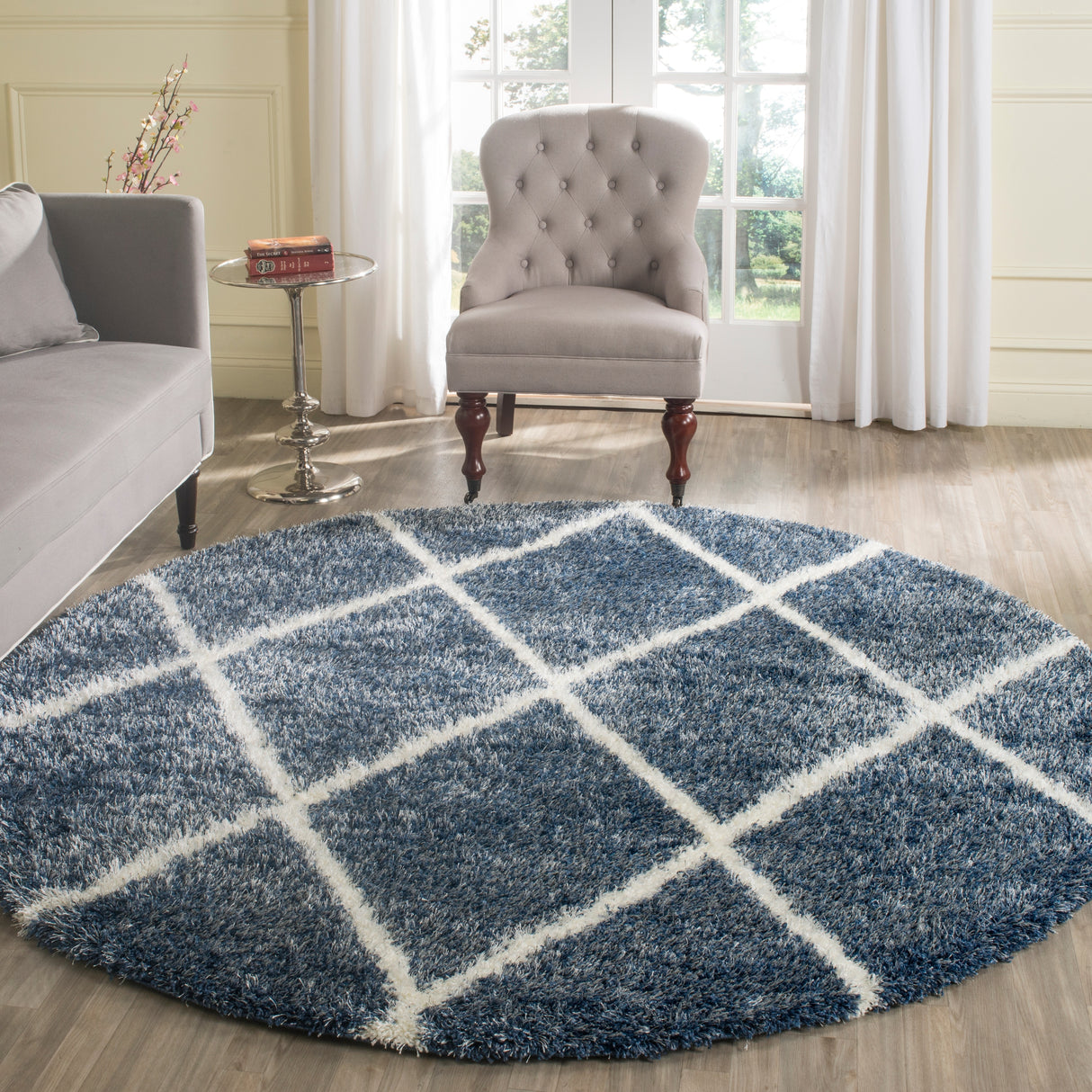 SAFAVIEH, Montreal Shag Augustina Trellis 2-inch Thick Rug