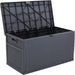 SUNCROWN 120 Gallon Outdoor Resin Storage Deck Box Container Waterproof