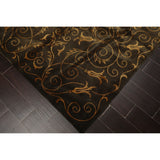 Safavieh 300 KPSI Hand Knotted Wool Silk Tibetan Oriental Area Rug (5'1"x7'7") - 5'1" x 7'7"