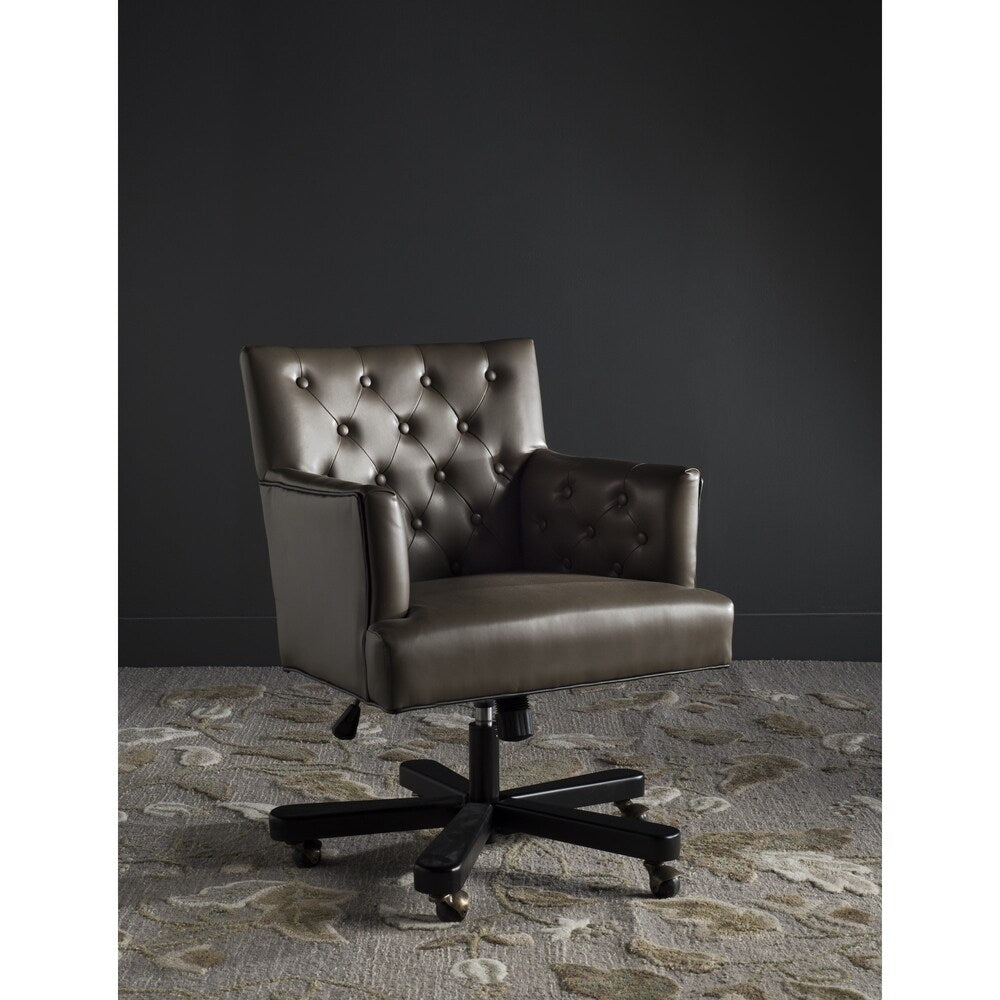 Safavieh Chambers Adjustable Swivel Clay/ Black Desk Chair