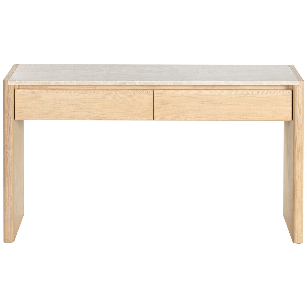 Safavieh Couture Bellarose Travertine Console Table - 55Wx18Dx31H