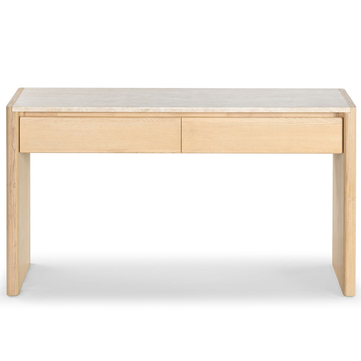 Safavieh Couture Bellarose Travertine Console Table - 55Wx18Dx31H