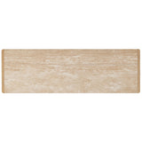 Safavieh Couture Bellarose Travertine Console Table - 55Wx18Dx31H