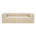 Safavieh Couture Calyna Channel Tufted Velvet Sofa - 90Wx34Dx25H