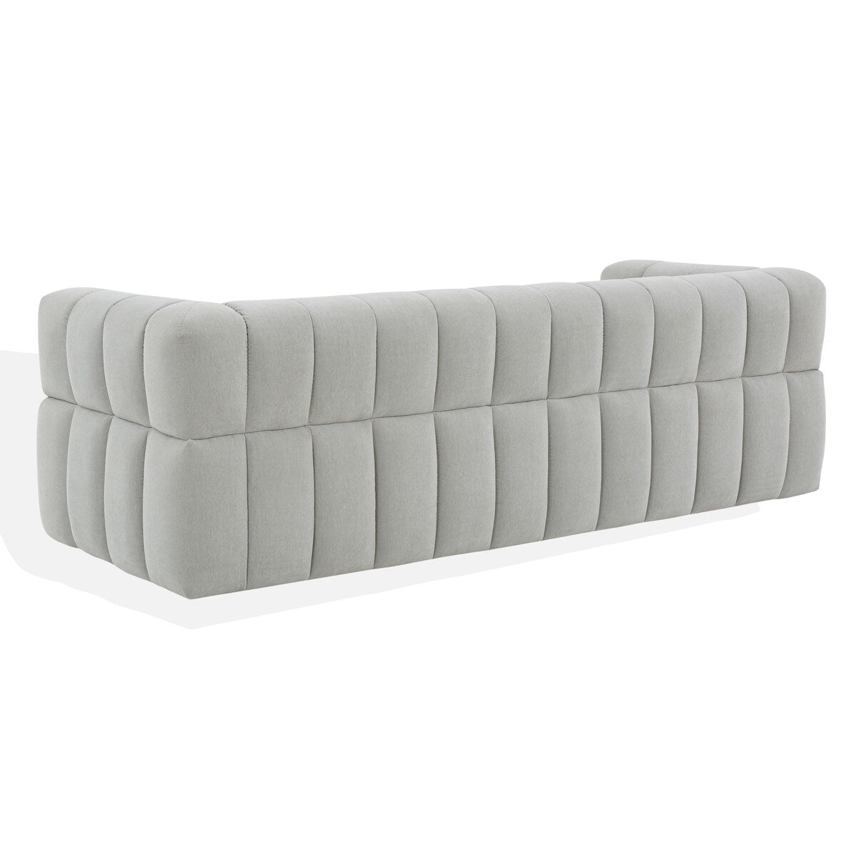 Safavieh Couture Calyna Channel Tufted Velvet Sofa - 90Wx34Dx25H