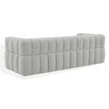 Safavieh Couture Calyna Channel Tufted Velvet Sofa - 90Wx34Dx25H