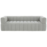 Safavieh Couture Calyna Channel Tufted Velvet Sofa - 90Wx34Dx25H