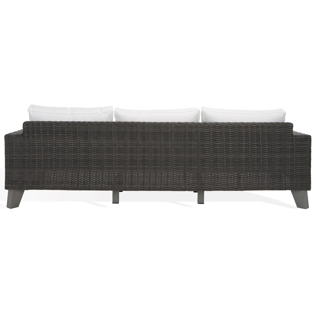 Safavieh Couture Margarita Wicker Patio Sofa - 95Wx34Dx27H