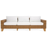 Safavieh Couture Margarita Wicker Patio Sofa - 95Wx34Dx27H