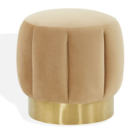 Safavieh Couture Maxine Channel Tufted Ottoman