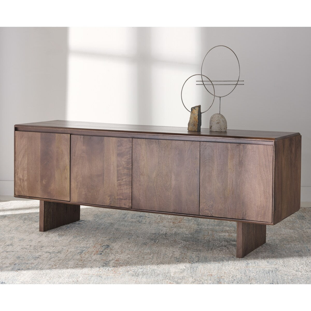 Safavieh Couture Rinaldi 4 Door Wood Sideboard - 68Wx18Dx26H