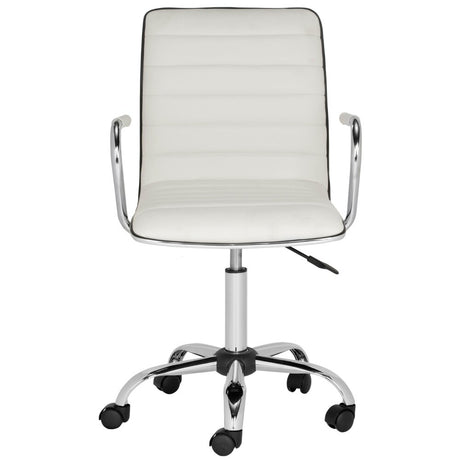 Safavieh Jonika White Adjustable Height Desk Chair