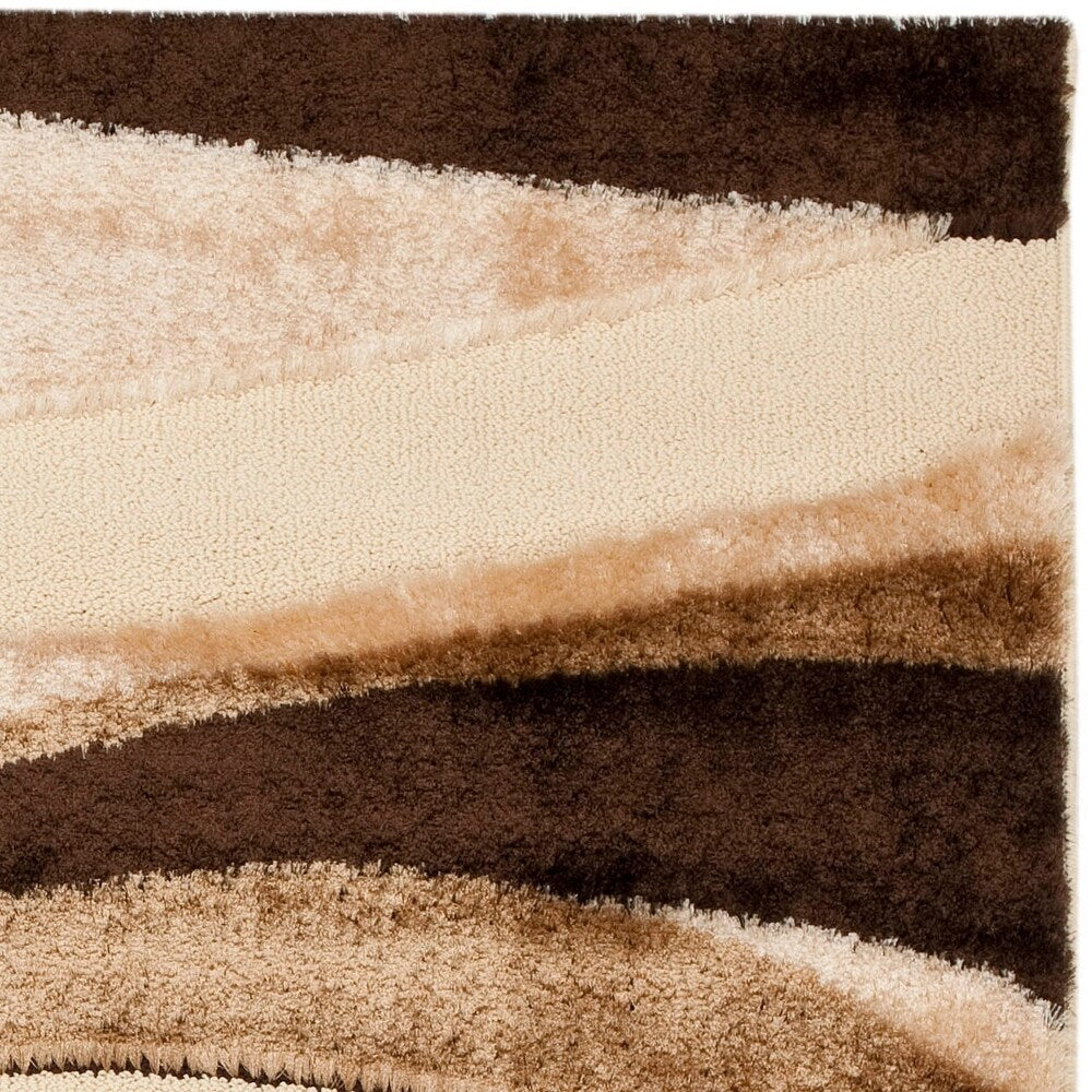 SAFAVIEH Miami Shag Fidelma Abstract 1.5-inch Thick Rug