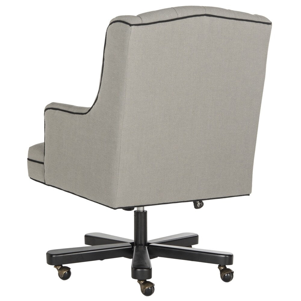 Safavieh Nichols Adjustable Swivel Granite/ Black Desk Chair