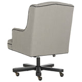 Safavieh Nichols Adjustable Swivel Granite/ Black Desk Chair