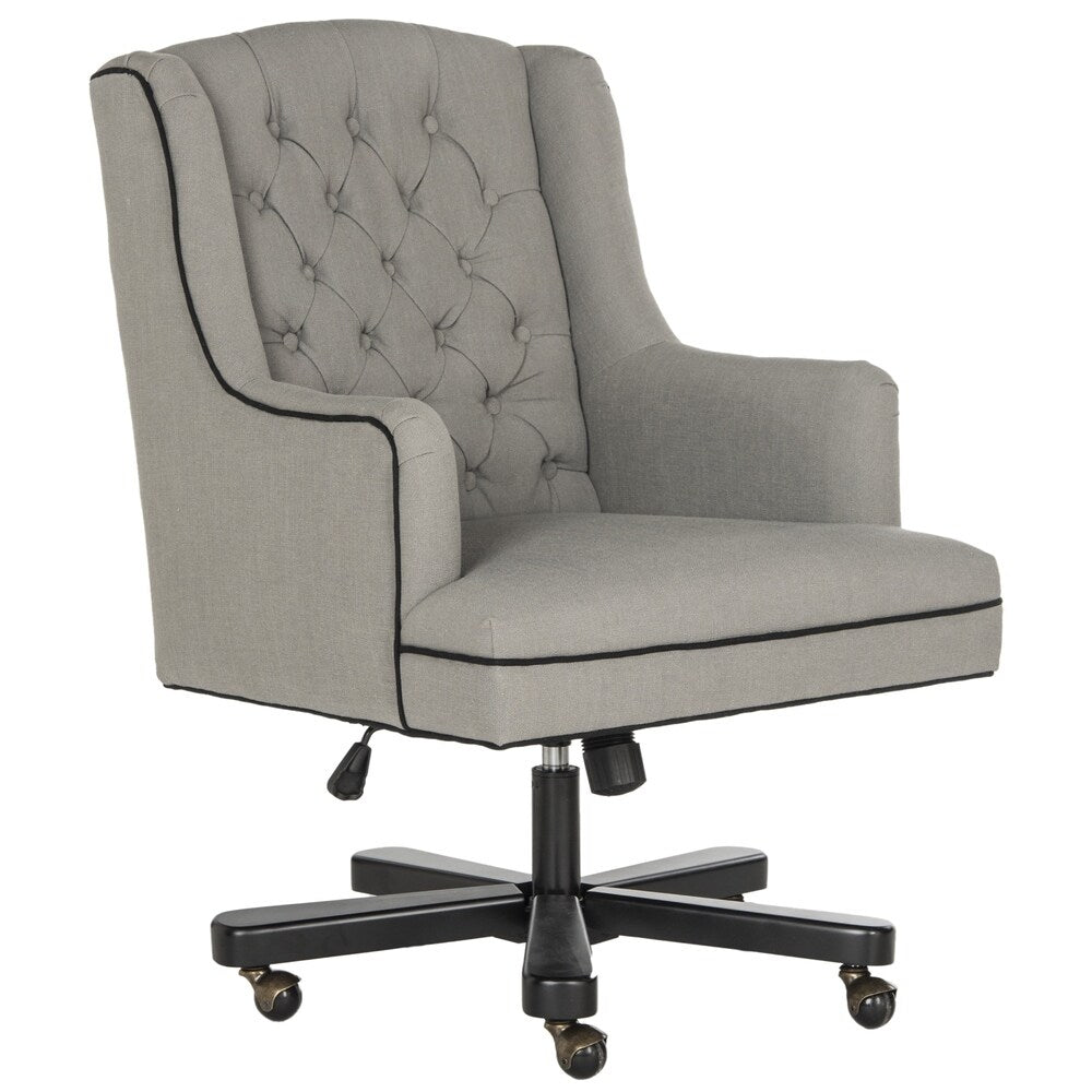 Safavieh Nichols Adjustable Swivel Granite/ Black Desk Chair