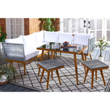 Safavieh Outdoor living Romlin Outdoor Dining Set - 49Wx30Dx30H