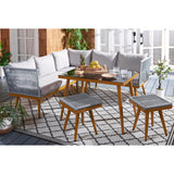 Safavieh Outdoor living Romlin Outdoor Dining Set - 49Wx30Dx30H