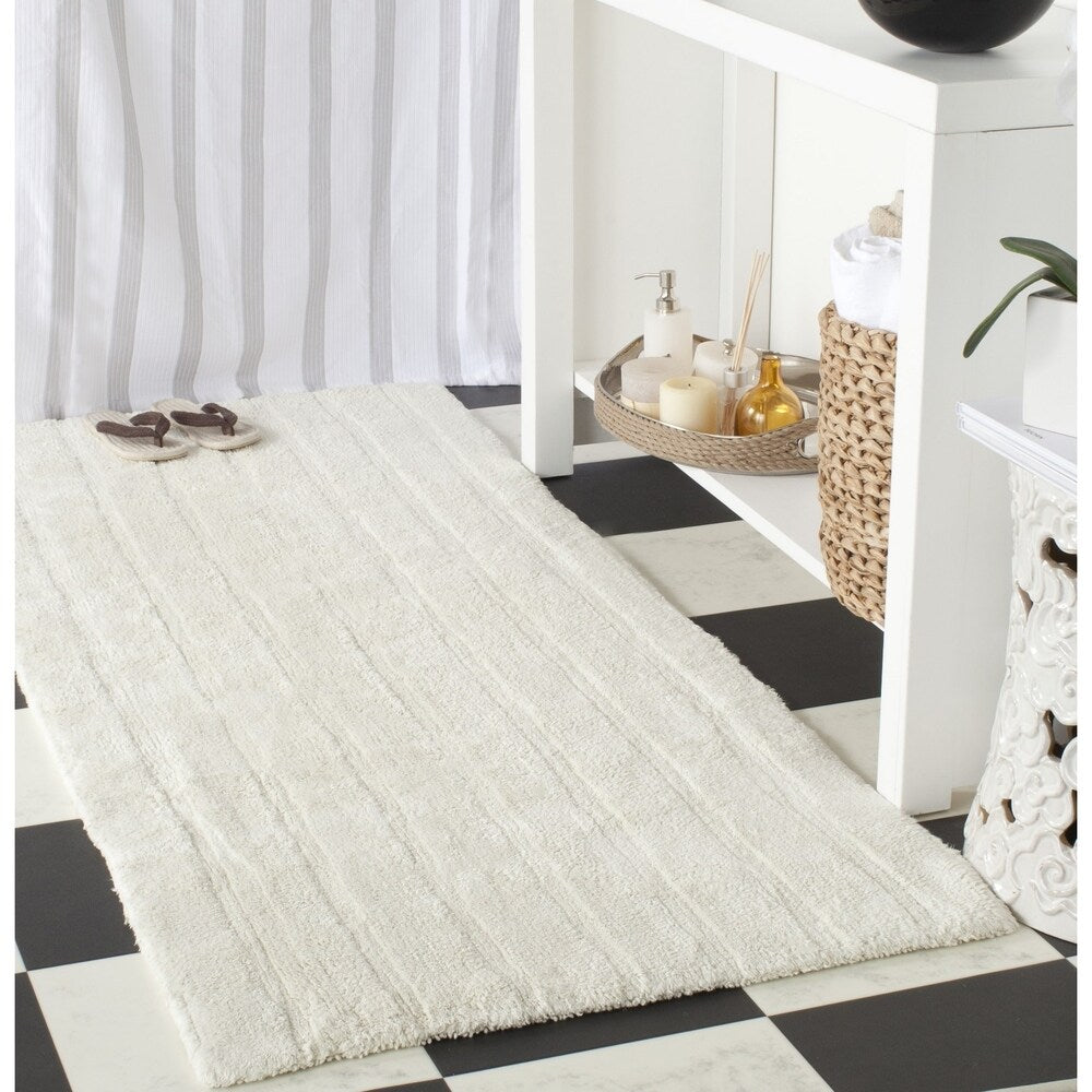 SAFAVIEH Handmade Plush Master Bath Lakshmi Cotton Rug