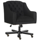 Safavieh Salazar Adjustable Swivel Black/ Taupe Desk Chair