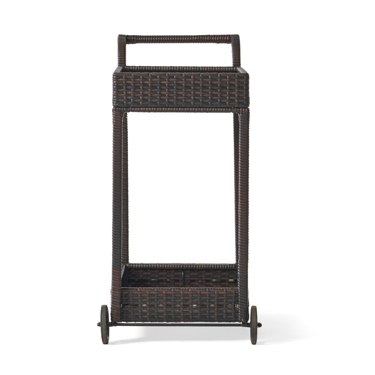 Savona Outdoor Wicker Bar Cart by Christopher Knight Home