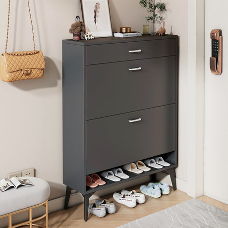 Shoe Cabinet, Shoe storage shelves with Drawer