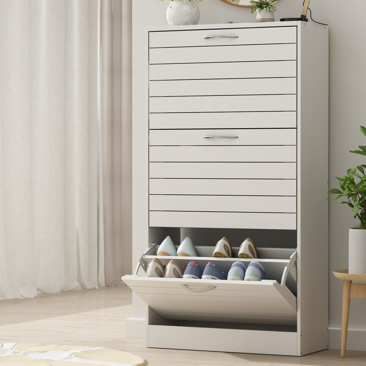 Shoe Storage Cabinet Modern Shoe Storage Cabinet for Entryway Hallway