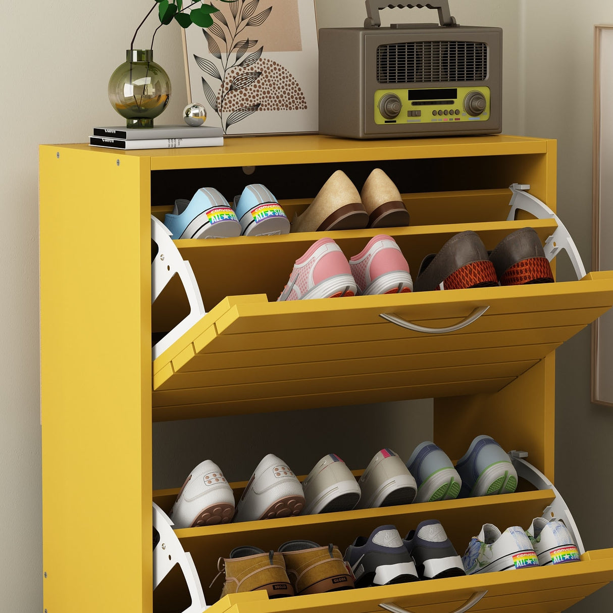 Shoe Storage Cabinet Modern Shoe Storage Cabinet for Entryway Hallway