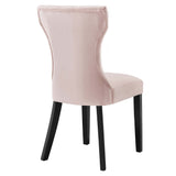 Silhouette Performance Velvet Dining Chairs - Set of 2 - N/A