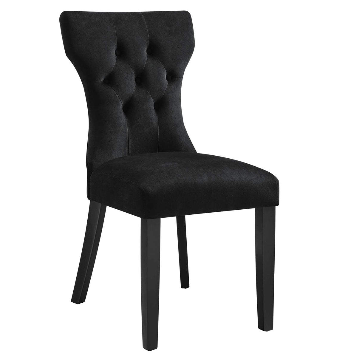 Silhouette Performance Velvet Dining Chairs - Set of 2 - N/A