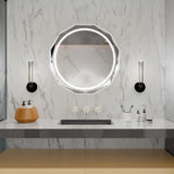 Single Beveled Edge Bathroom Wall Vanity Mirror