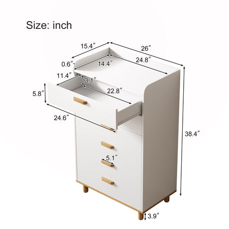 Six-Drawer Nightstand