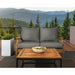 Sorra Home Sunbrella Outdoor Loveseat Pillow and Cushion Set