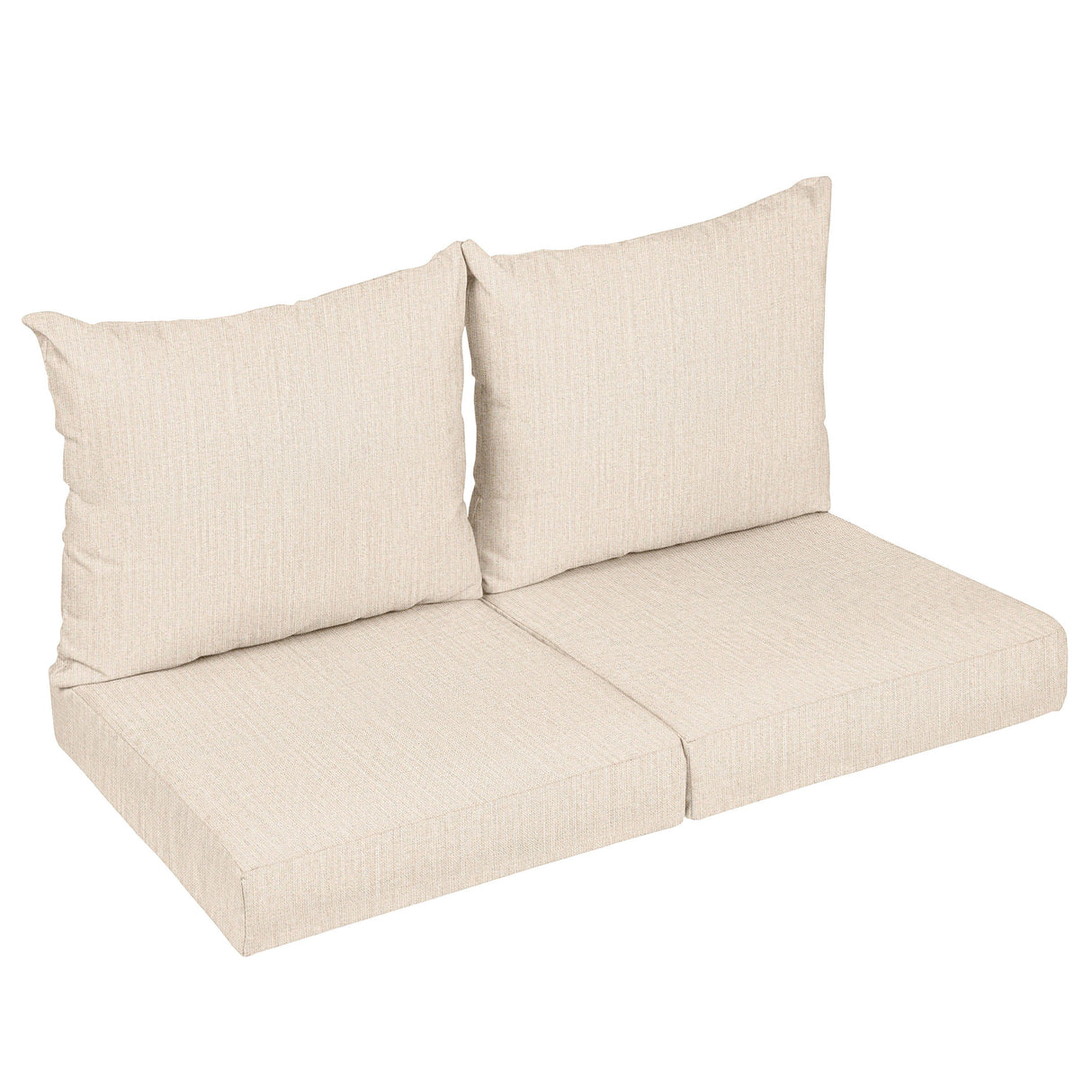 Sorra Home Sunbrella Outdoor Loveseat Pillow and Cushion Set