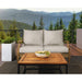 Sorra Home Sunbrella Outdoor Loveseat Pillow and Cushion Set