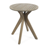 Stamford Outdoor Bistro Table with X Legs by Christopher Knight Home