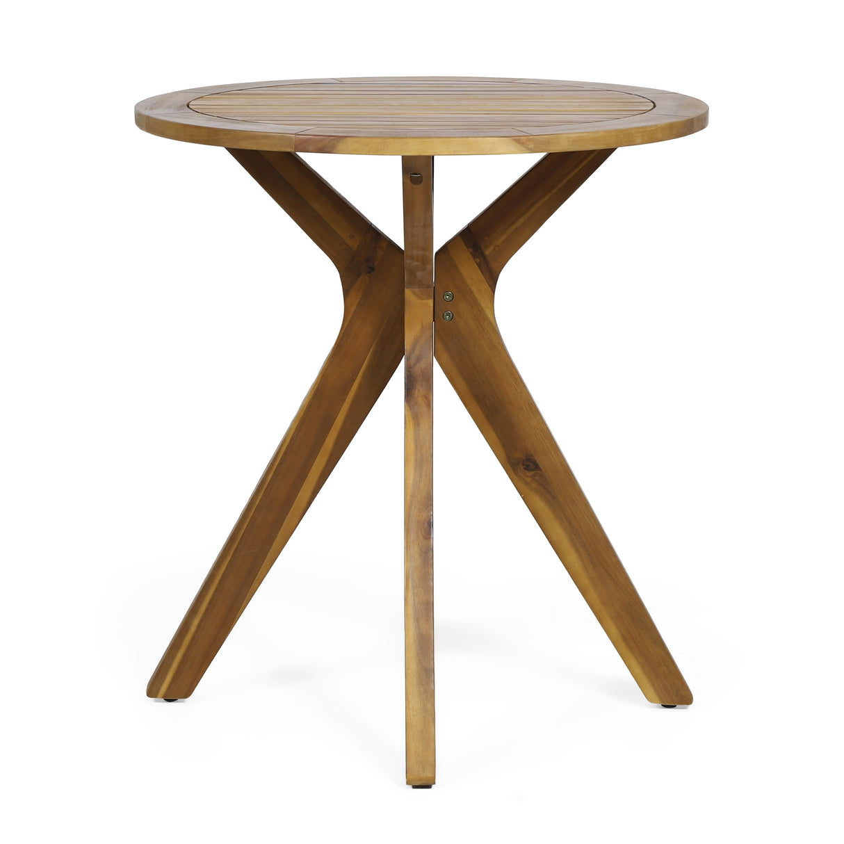 Stamford Outdoor Bistro Table with X Legs by Christopher Knight Home