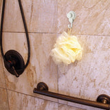 Suction Cup Hooks Shower-Kitchen Walls Organizer Loofah Set of 2